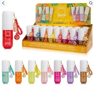 SOLO EN IBIZIA SHIMMER BODY MIST TRAVEL KEYCHAIN- Pick Your Scent